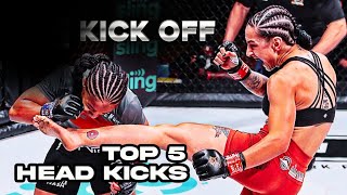 The BEST HEAD KICK FINISHES in Invicta FC HISTORY!