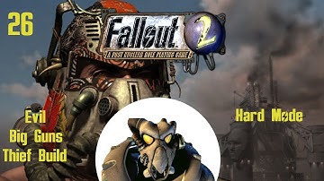 BucketListGamer Fallout 2 Evil Big Guns Thief Build Hard Mode Part 26 Clearing Out Vault 15