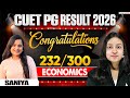 CUET PG 2026 Economics | Topper’s Talk 232/300 | Priya Barakoti