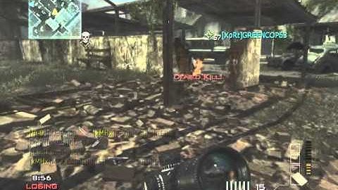 Random Throwing Knife Cross Map (MW3 Gameplay)