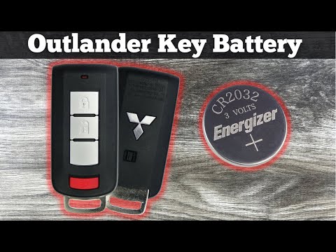 Mitsubishi Outlander Smart Key Battery Replacement 2008 – 2022 How To Remove Replace Change Tutorial