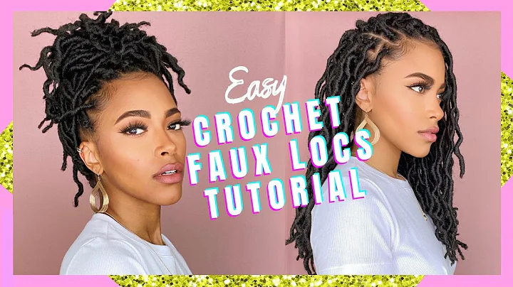 Easy Crochet Faux Locs Braiding Pattern & Styling | Jasmine Defined