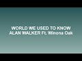 WORLD WE USED TO KNOW - ALAN WALKER 🎵 | @musicalreality