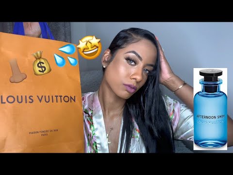 LOUIS VUITTON NEW FRAGRANCE AFTERNOON SWIM UNBOXING |ROSE POCAHONTAS - YouTube