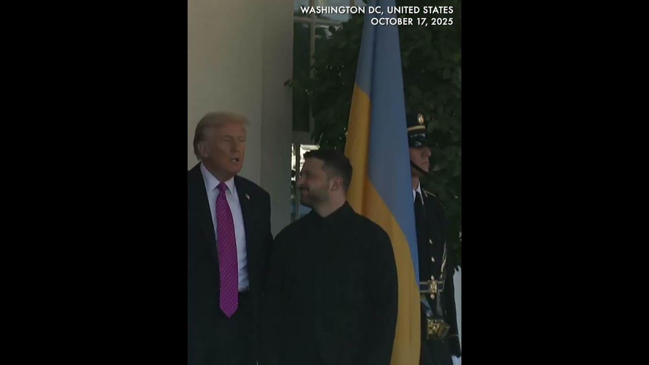 Трамп приветствует Зеленского в Белом доме, игнорируя вопросы журналистов о мире