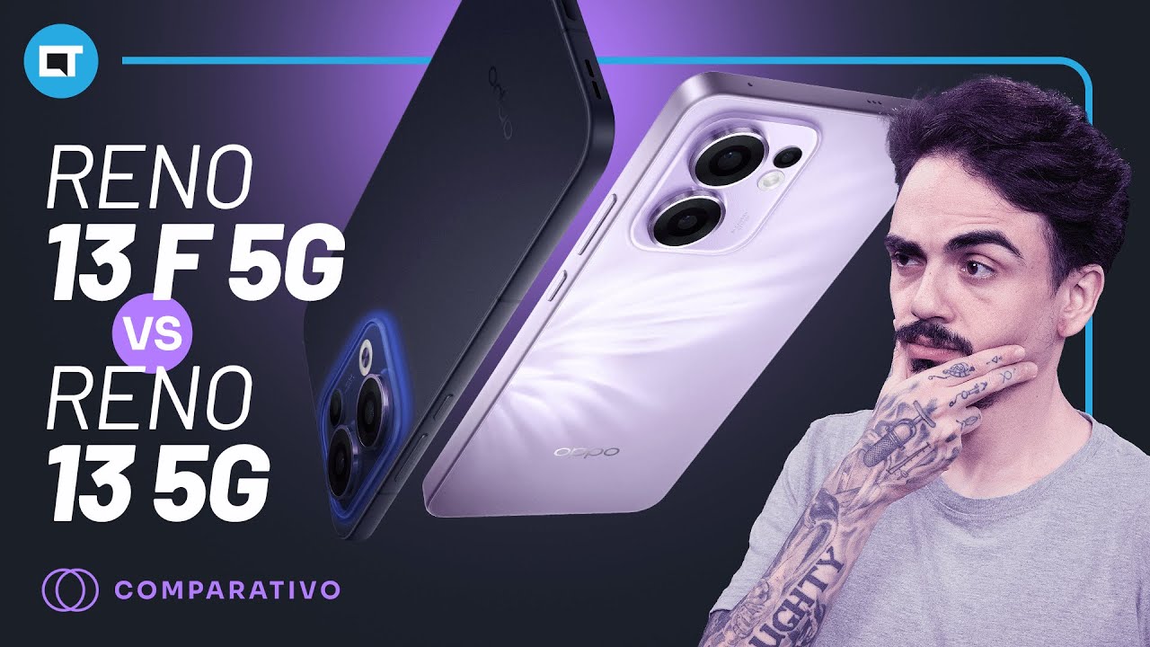 Qual OPPO Comprar em 2025? OPPO Reno13 e OPPO Reno13 F na prática!