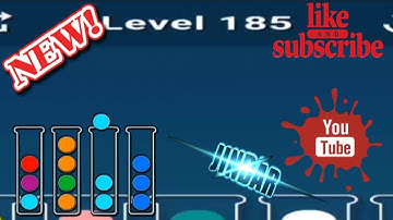 Ball Sort Puzzle Level 185 Color Sorting Games Level 185