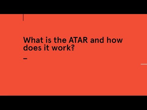 How is the ATAR calculated?