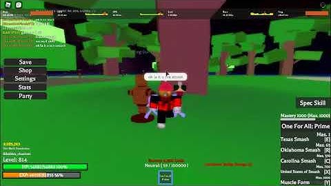 One For All Showcase Project xl Roblox!