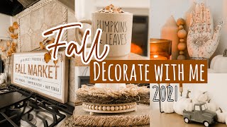 FALL DECORATE WITH ME 2021 🍂 | MINIMAL FALL DECOR | FALL DECOR IDEAS