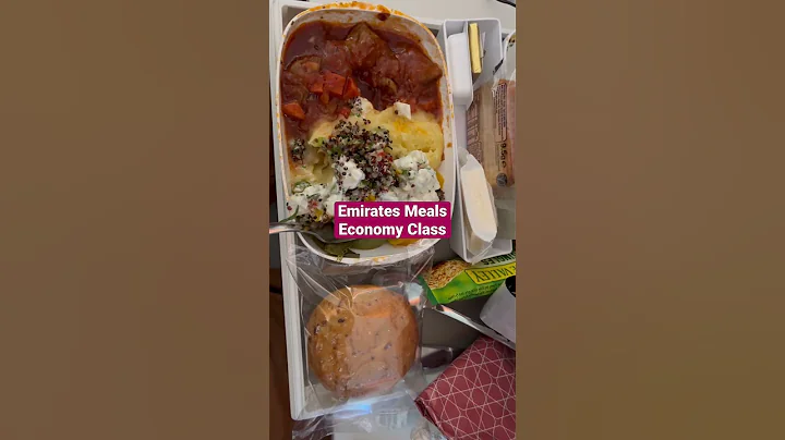 Emirates Meals - Economy Class - Dhaka - Dubai - Frankfurt