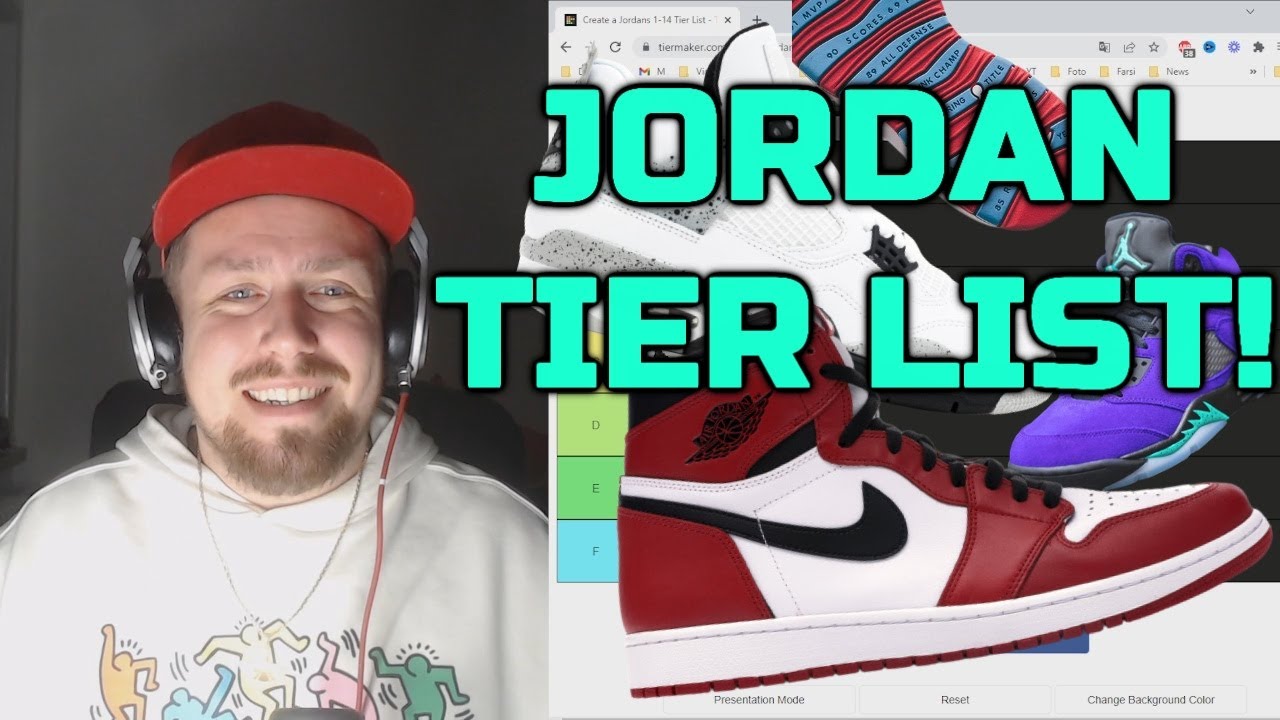 JORDAN TIER LIST! 2022 YouTube