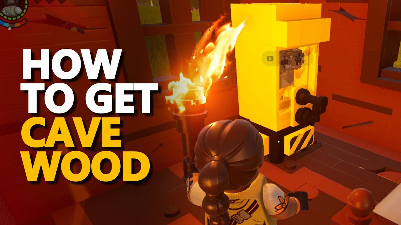 How to get Cave Wood Fortnite Lego - YouTube