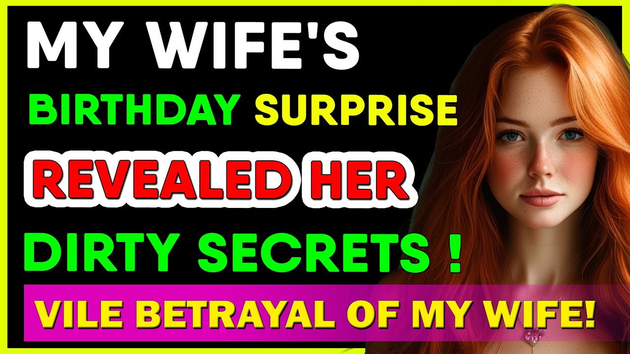 Outline Video MY WIFE'S BIRTHDAY SURPRISE REVEALED HER DIRTY SECRETS.VILE BETRAYAL OF MY WIFE!