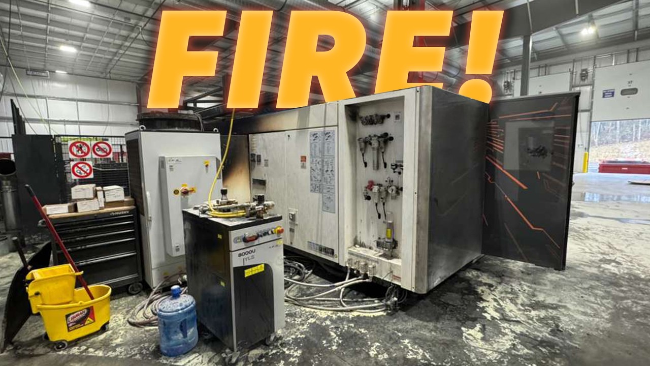 Наш лазер чуть не сжег наше новое здание дотла!!