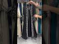 202💫 New Latest🖤 Beautiful Black embroidery abaya design Collection #burkha #abaya #yt #Short
