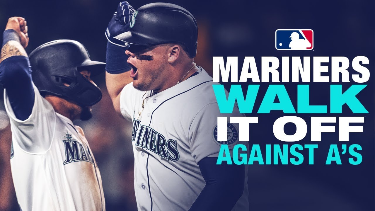 Mariners walkoff against A's YouTube