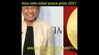 Kisa Mil Raha Ha Nobel Peace Prize Marria Ressa And Dimirty Muratov Nobel Peace Prize