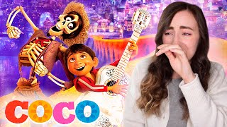 I WAS NOT READY FOR **COCO** !! First Time Watching (Movie Commentary & Reaction)