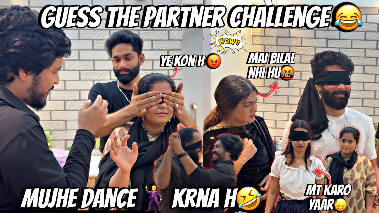 Guess the partner challenge❤️|| Qashif ko dance krna h😂|| Haifa & Qashif vlog 