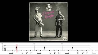 The Black Keys - Wild Child (Bass Backing Track with Tabs)