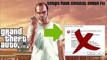 JUNE 2023  Script Hook Critical Error FİX GTA 5 EPİC GAMES/STEAM
