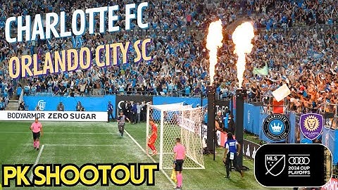Charlotte FC vs Orlando City PK Shootout! | MLS Playoffs 2024
