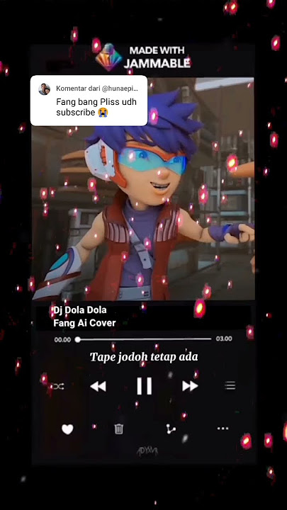 Lirik Lagu Dj Dola Dola Cover Fang 🤓😱 #djdoladola #doladola #fangaicover #fang  #fangboboiboy