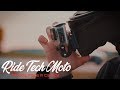 Support de camra daction personnalis pour votre casque  ride tech moto