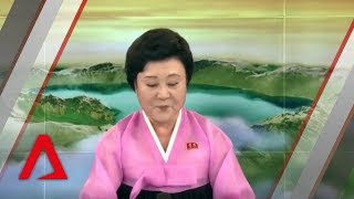 North korean tv presenter ri chun hee hailed the security guarantees
given by us president donald trump to korea and signing of an
agreement betwee...