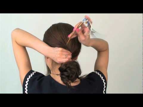 人気の髪型 ロングヘアーを一本かんざしでまとめる簪の挿し方 使い方4 Youtube