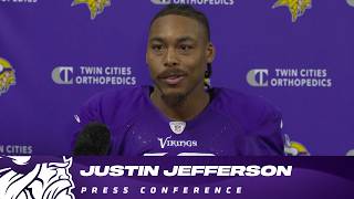 Justin Jefferson on Vikings vs. Packers Game, Kyler Murray Named Captain & Harrison Smith’s Return