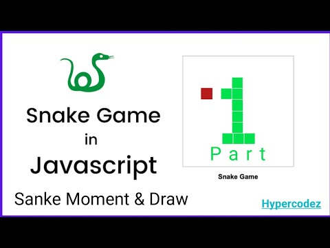 Create snake game in js snake moment and change direction easy projects with source code ep part 1
