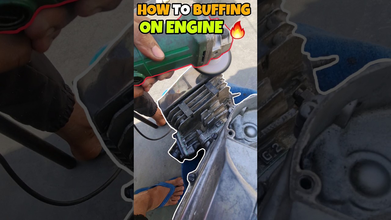 How to buffing on engine at Home🔥 | 