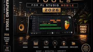 Deep Amapiano Tools for FL studio mobile 2026 afro drum loops, free download sample pack 
