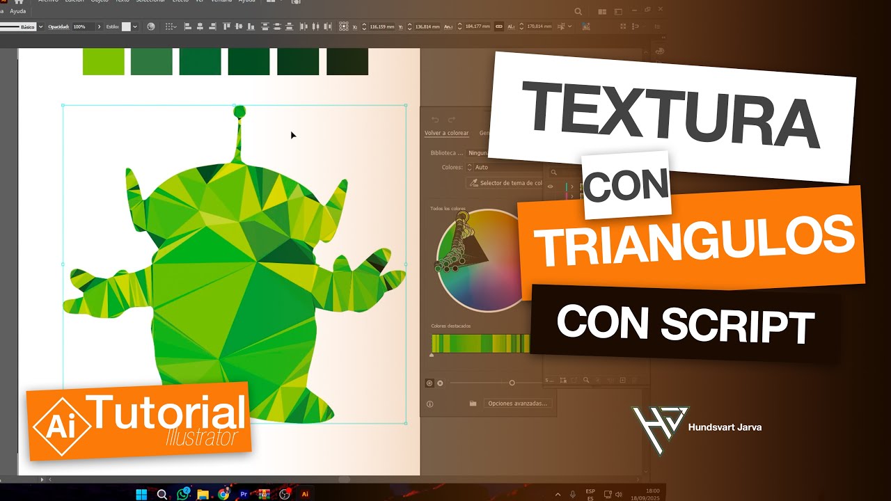 SCRIPT TRIANGULATOR PARA ILLUSTRATOR GRATIS @HundsvartJarva - YouTube
