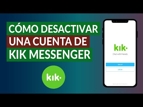 ¿Cómo Eliminar o Desactivar Temporalmente una Cuenta de KIK Messenger?