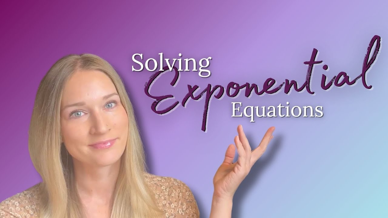 Solving Exponential Equations Using Like Bases (No Logarithms!) - YouTube