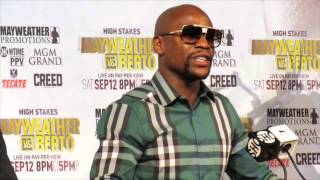 Floyd Mayweather At Berto Fight Press Conference FULL VIDEO