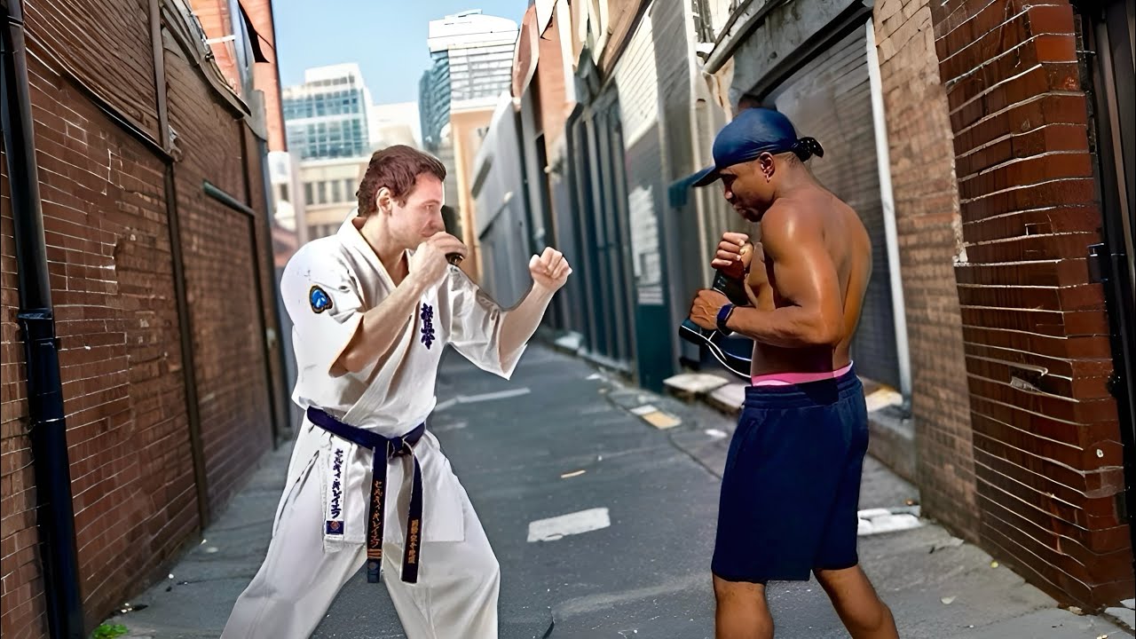 Karate Master Vs Bully Street Fight YouTube