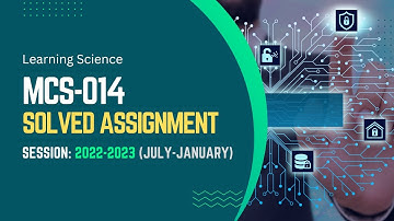 MCS-014 Solved Assignment 2022-2023 (July - January) || IGNOU BCA (3), MCA (1), PGDCA (1)