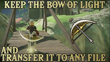 Keep the Bow of Light using Inventory Slot Transfer - Transfer to Any File
