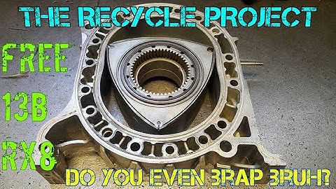 How to rebuild mazda rx8 rx7 rotary engine ; FREE 13B RX8 ENGINE the recycle project