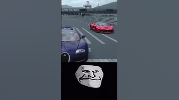 LaFerarri VS Bugatti #shorts #bugatti #veyron #ferrari #laferrari