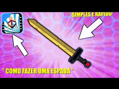 ⚔️how to make a sword in stick nodes tuturial #1 