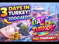 Can You Visit Turkey in 2000 AED? 🇹🇷 3-Day Plan from UAE