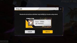 Free Fi̇re Ban Kaldirma 2026 Free Fi̇re Kalici Hesab Nasil Açilir Garanti̇ Çözüm