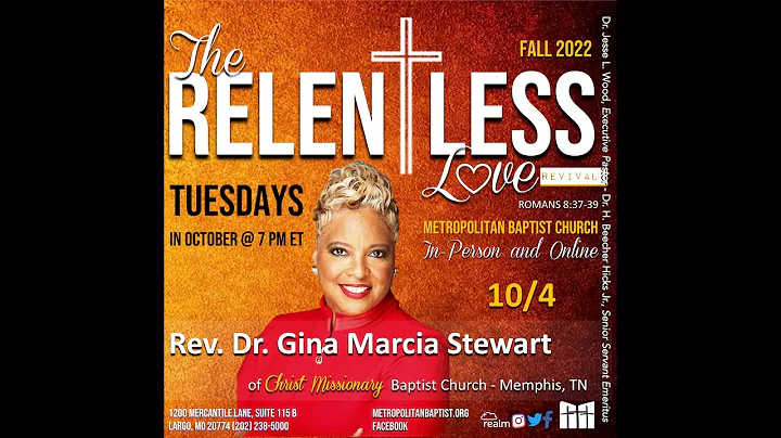 The Relentless Love Revival Night 1 wtih Rev.  Dr....