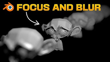 How to FOCUS an Object and BLUR the Background in Blender