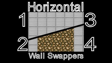 Tutorial: Expandable, 1&2&3&4-wide Wall Block Swapper, Horizontal [Java 1.11+] (Schematic)